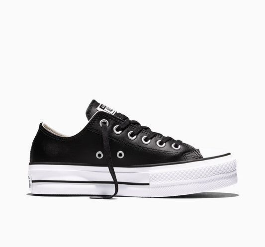 Converse Chuck Taylor Plataforma (Cuero, Caña baja)